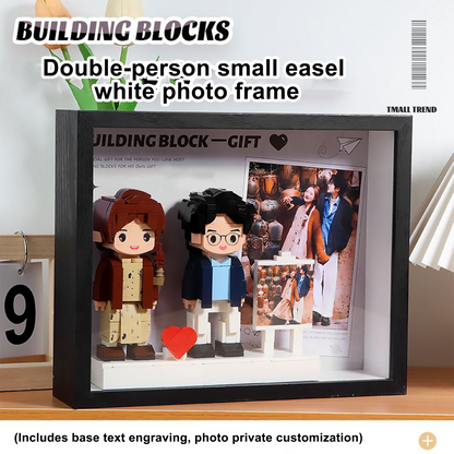 Custom Couple Photo Building Blocks & Figurines