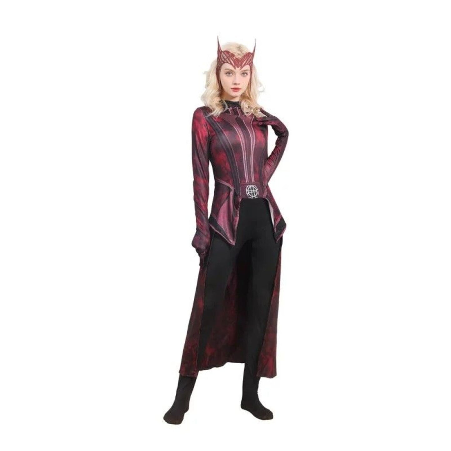 Scarlet Witch Wanda Multiverse Parent-Child Cosplay Costume – Marvel Hero Festival Matching Outfit | MTJ319 party X party
