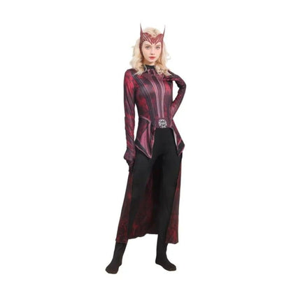 Scarlet Witch Wanda Multiverse Parent-Child Cosplay Costume – Marvel Hero Festival Matching Outfit | MTJ319 party X party