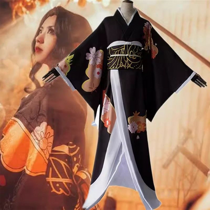 Demon Slayer Kibutsuji Muzan Cosplay Costume, Demon King Full Set Men’s Suit Boss Anime Cosplay G001 party X party