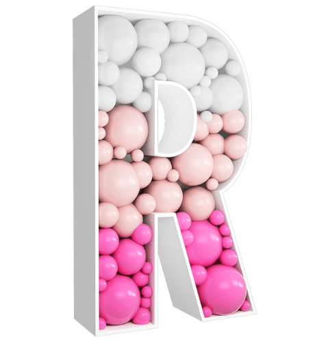 Letter Mosaic Balloon Frame--B160 - party X party