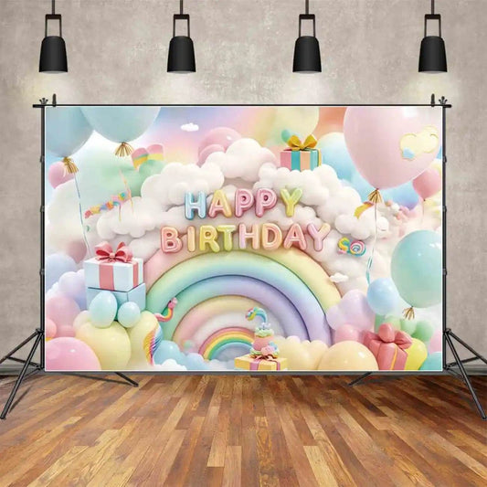 Custom Birthday Backdrop–TB-051 - party X party