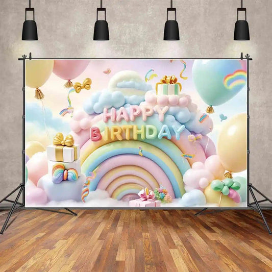 Custom Birthday Backdrop–TB-052 - party X party