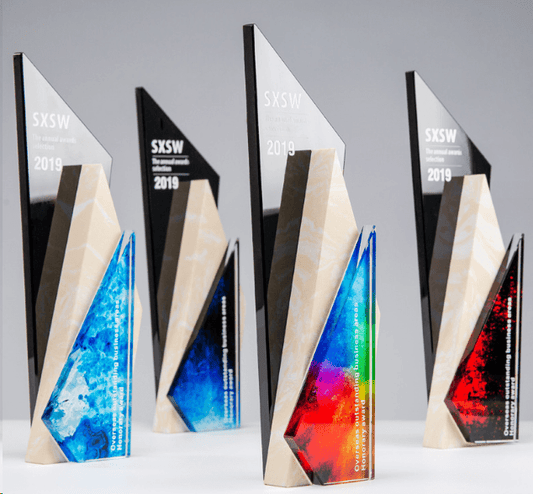 Crystal Trophy Color Trophy Creative Trophy Customizable Color Corporate Trophy – TR-260 - party X party