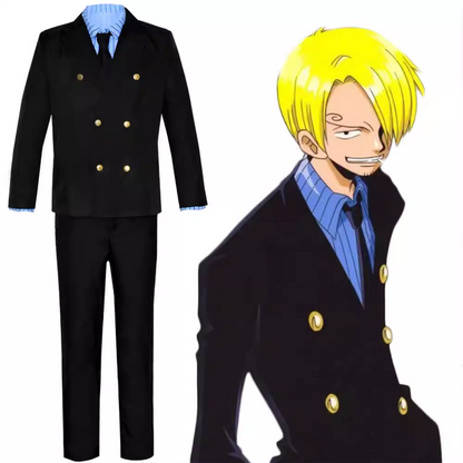 One Piece – Sanji Cosplay Anime Suit Men’s Costume 0023 party X party