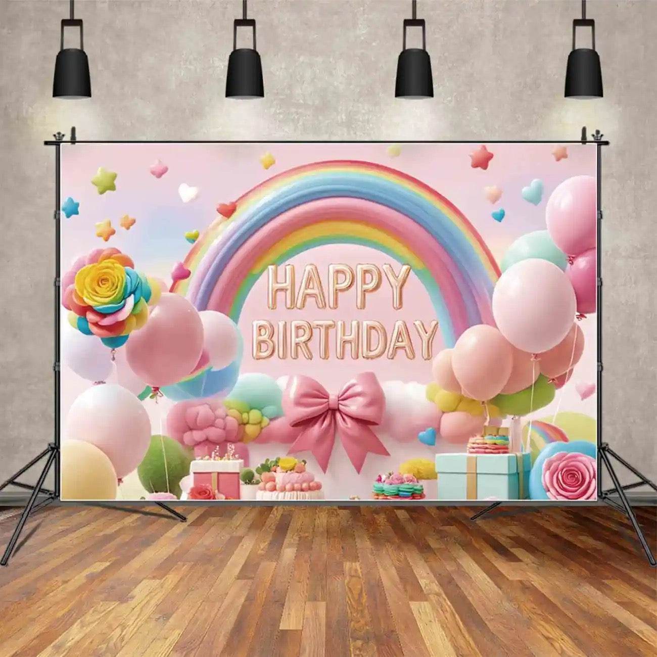 Custom Birthday Backdrop–TB-059 - party X party