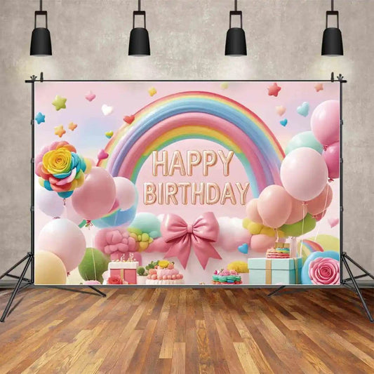 Custom Birthday Backdrop–TB-059 - party X party