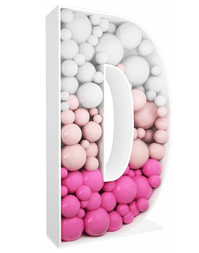 Letter Mosaic Balloon Frame--B160 - party X party