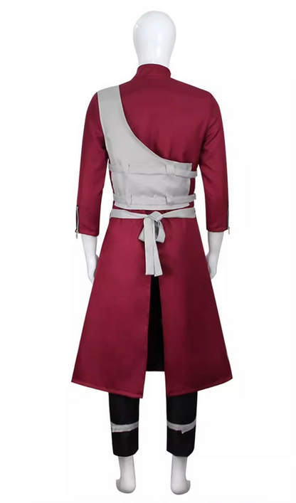 Naruto Gaara of the Sand Full Anime Cosplay Costume Set N006 party X party
