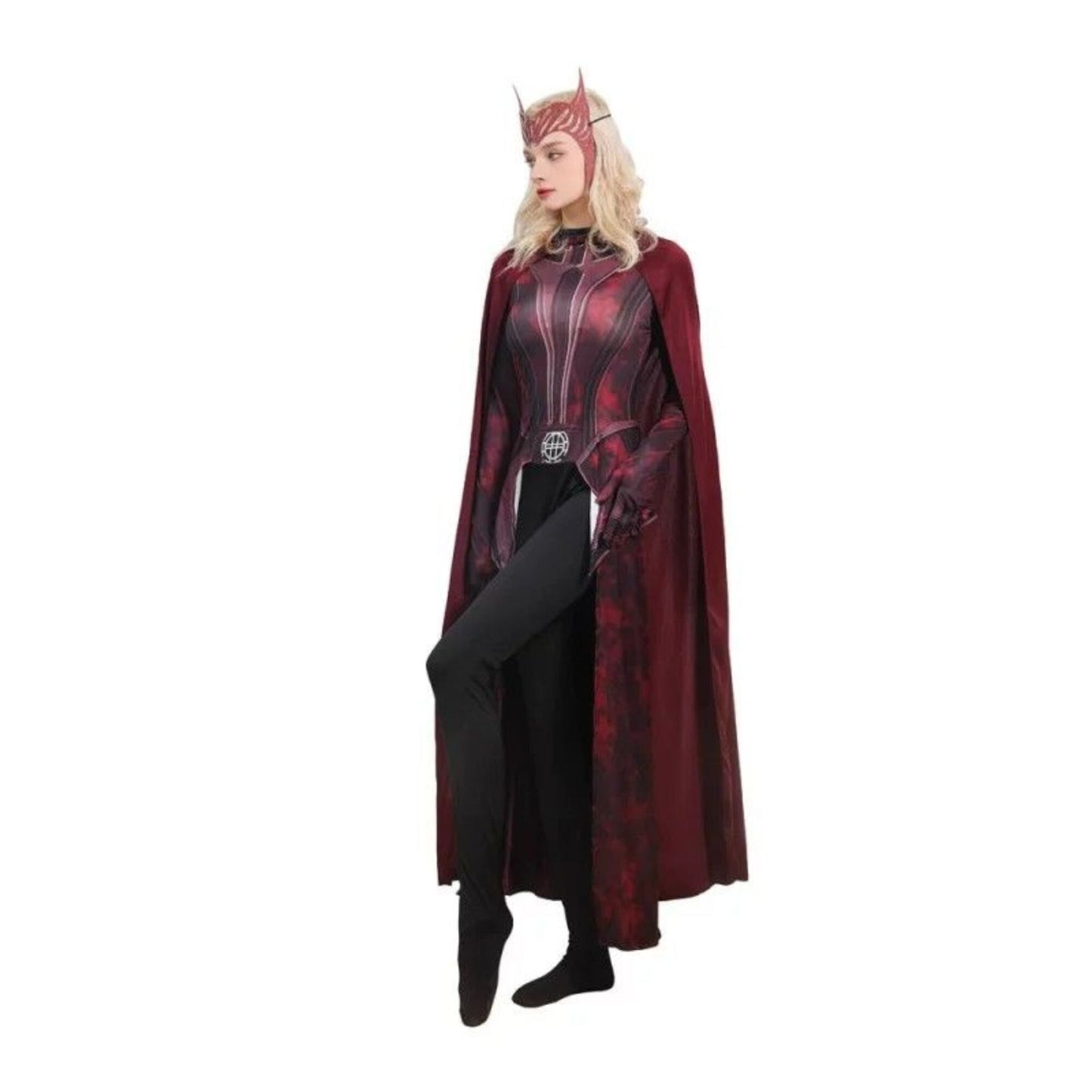 Scarlet Witch Wanda Multiverse Parent-Child Cosplay Costume – Marvel Hero Festival Matching Outfit | MTJ319 party X party