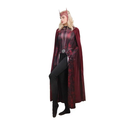 Scarlet Witch Wanda Multiverse Parent-Child Cosplay Costume – Marvel Hero Festival Matching Outfit | MTJ319 party X party