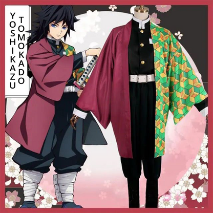 Demon Slayer Cosplay Costume Giyu Tomioca Costume G006 party X party