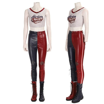 Harley Quinn Suicide Squad Cosplay Costume – Task Force X Movie Uniform | DC221 party X party