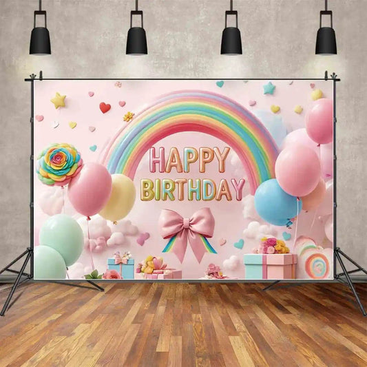 Custom Birthday Backdrop–TB-062 - party X party
