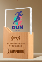 Wooden Trophy, Creative Trophy, Engravable – TR-845