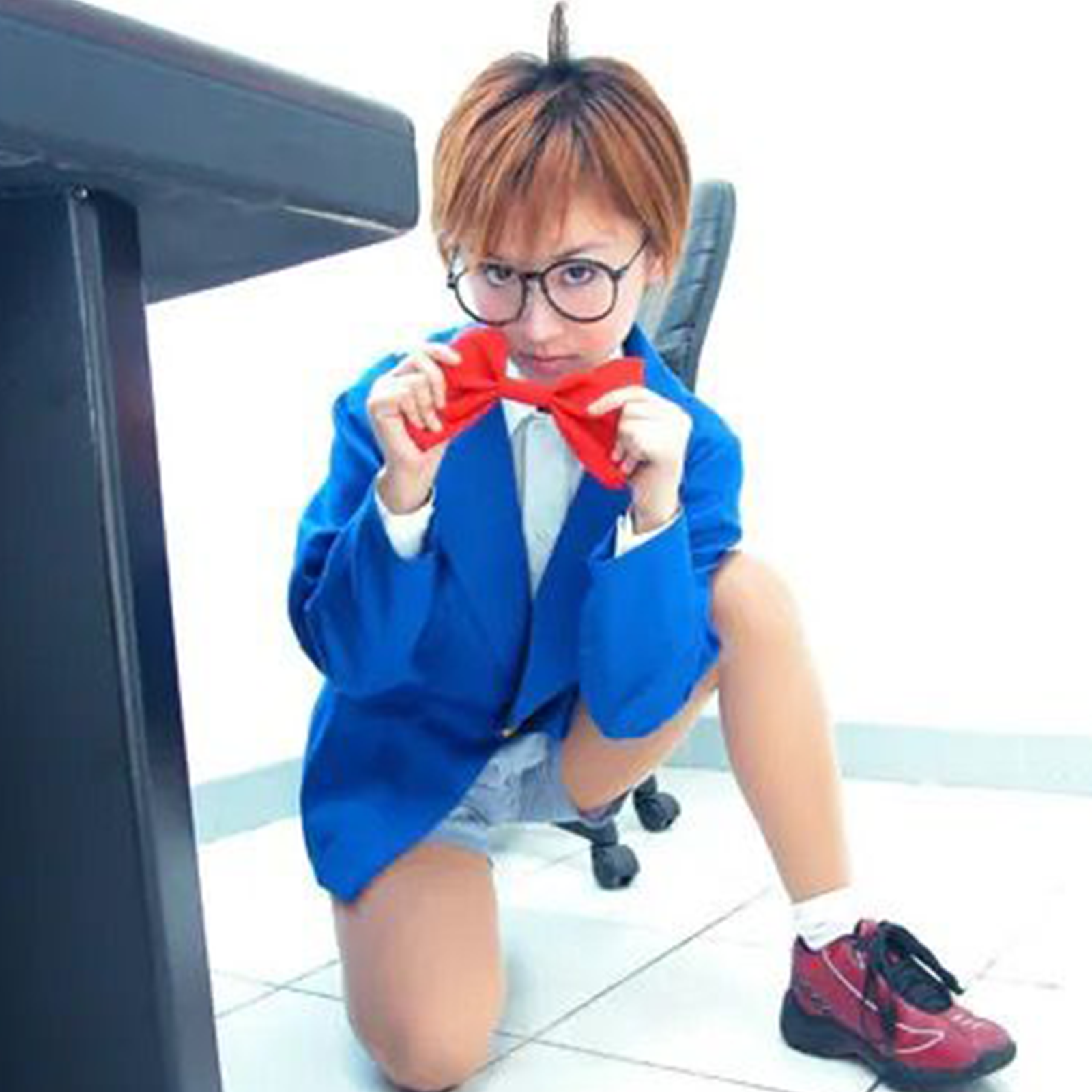 Detective Conan Cosplay Costume | Kudo Shinichi Adult Men’s Set | Children’s Halloween Anime Outfit & School Uniform C068 party X party