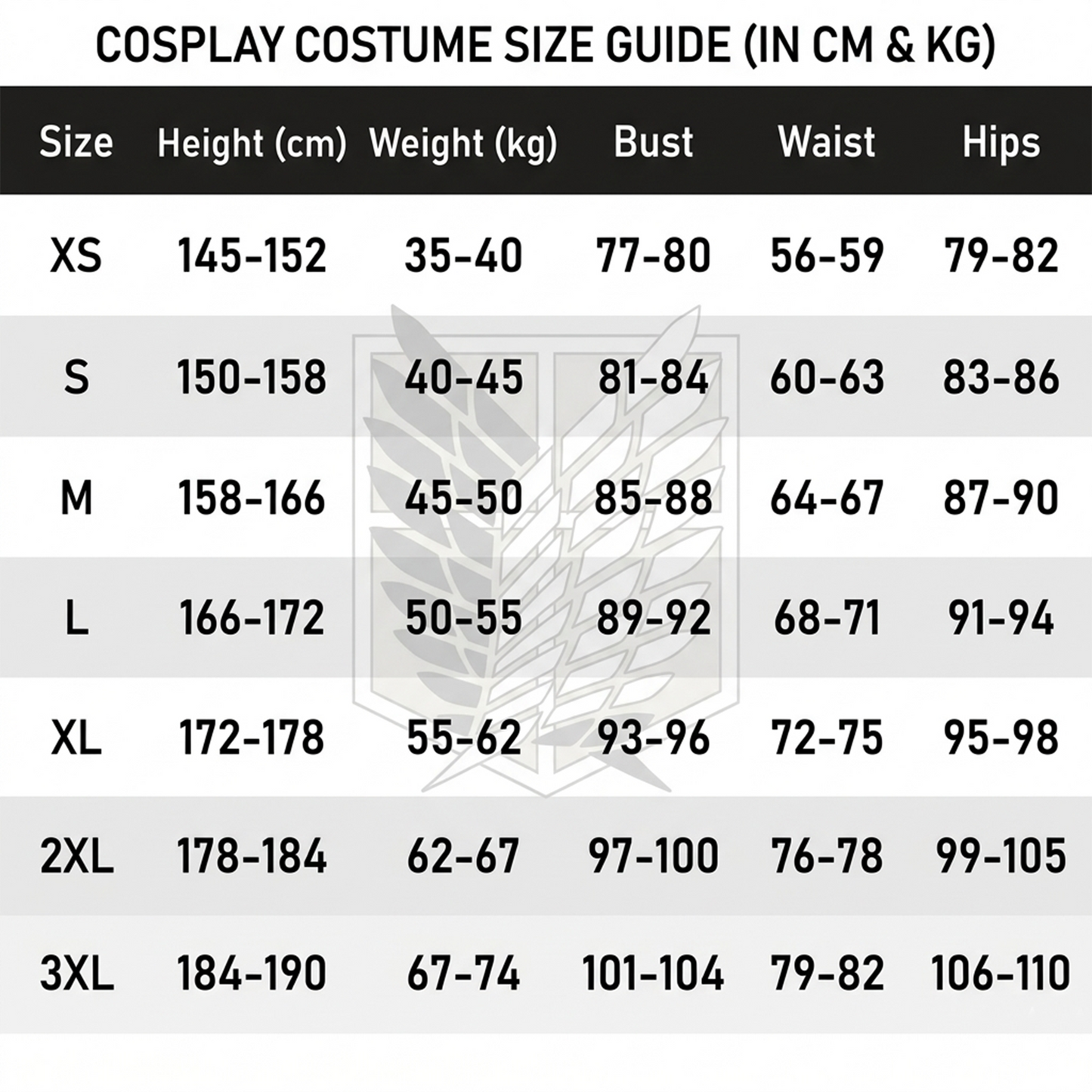 Levi Ackerman Captain Survey Corps Cosplay Costume Premium Anime Outfit Set for Adults – AOT006 party X party