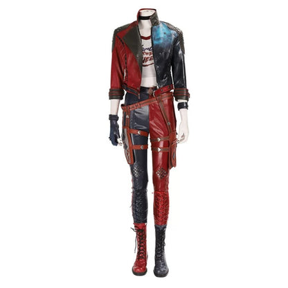 Harley Quinn Suicide Squad Cosplay Costume – Task Force X Movie Uniform | DC221 party X party