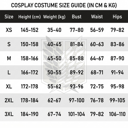 Eren Yeager Mikasa Ackerman Levi Ackerman Survey Corps Anime Cosplay Uniform Complete Outfit Set with Jacket & Harness – AOT002 party X party