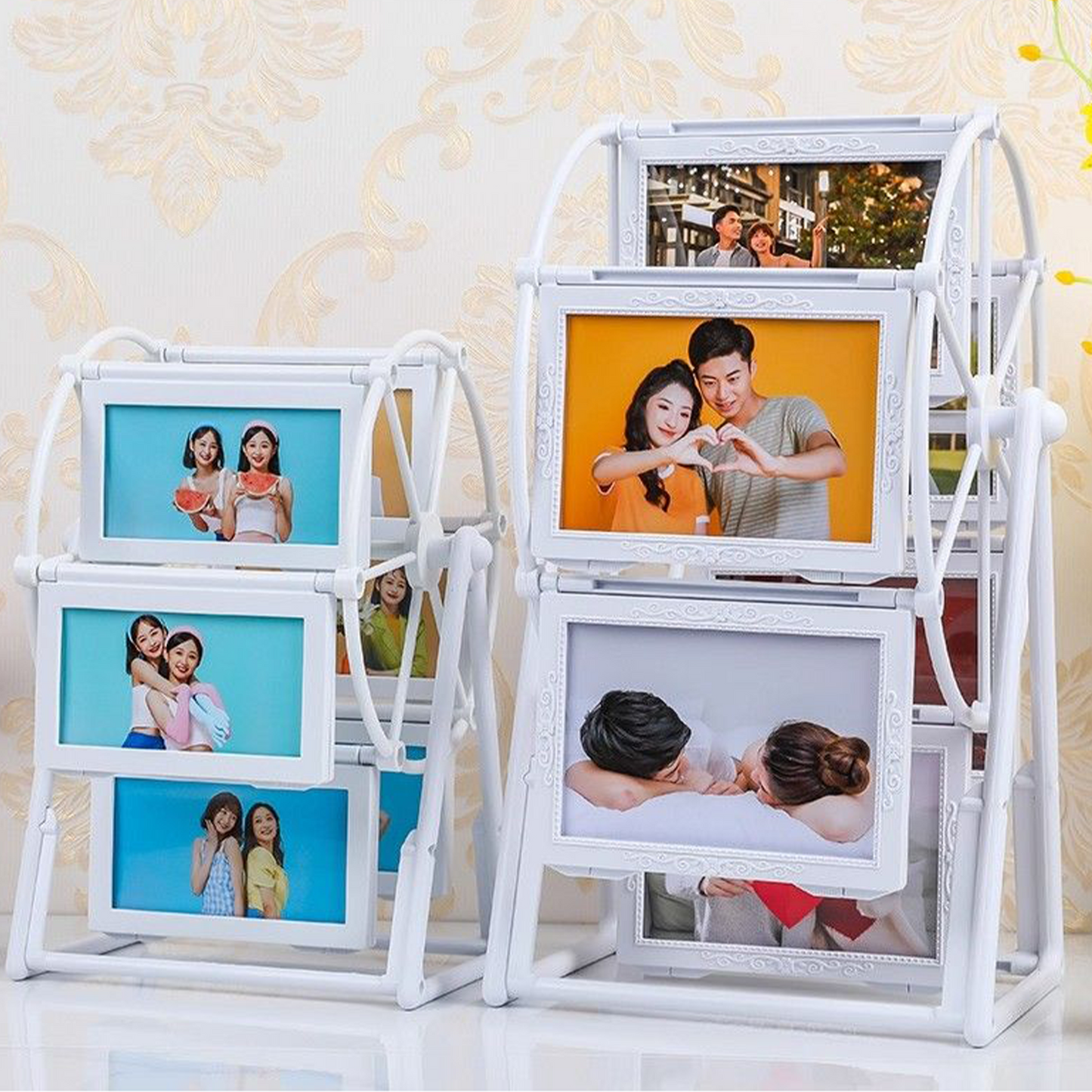 Creative Ferris Wheel Photo Frame — Custom Wedding, Desktop Album, or Children’s Memory Gift.