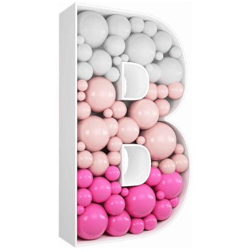 Letter Mosaic Balloon Frame--B160 - party X party