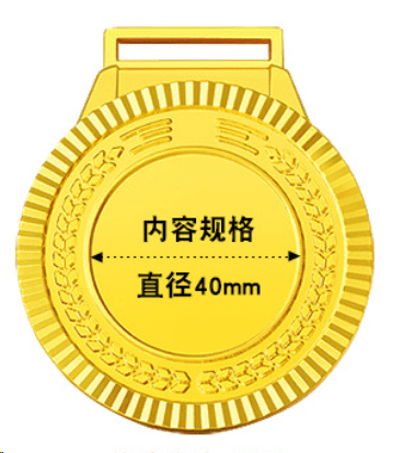 Medal Commemorative Medal Metal Medal Can Be Engraved on Both Sides – TR-1000 - party X party