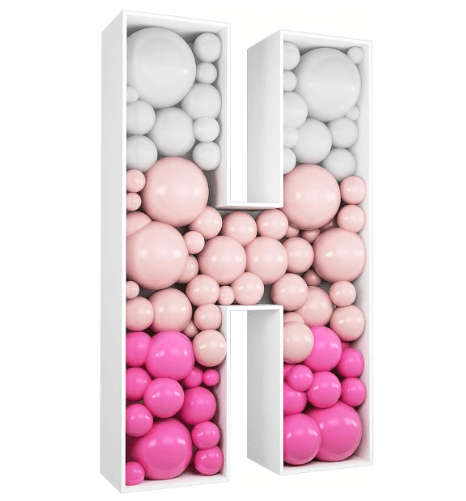 Letter Mosaic Balloon Frame--B160 - party X party