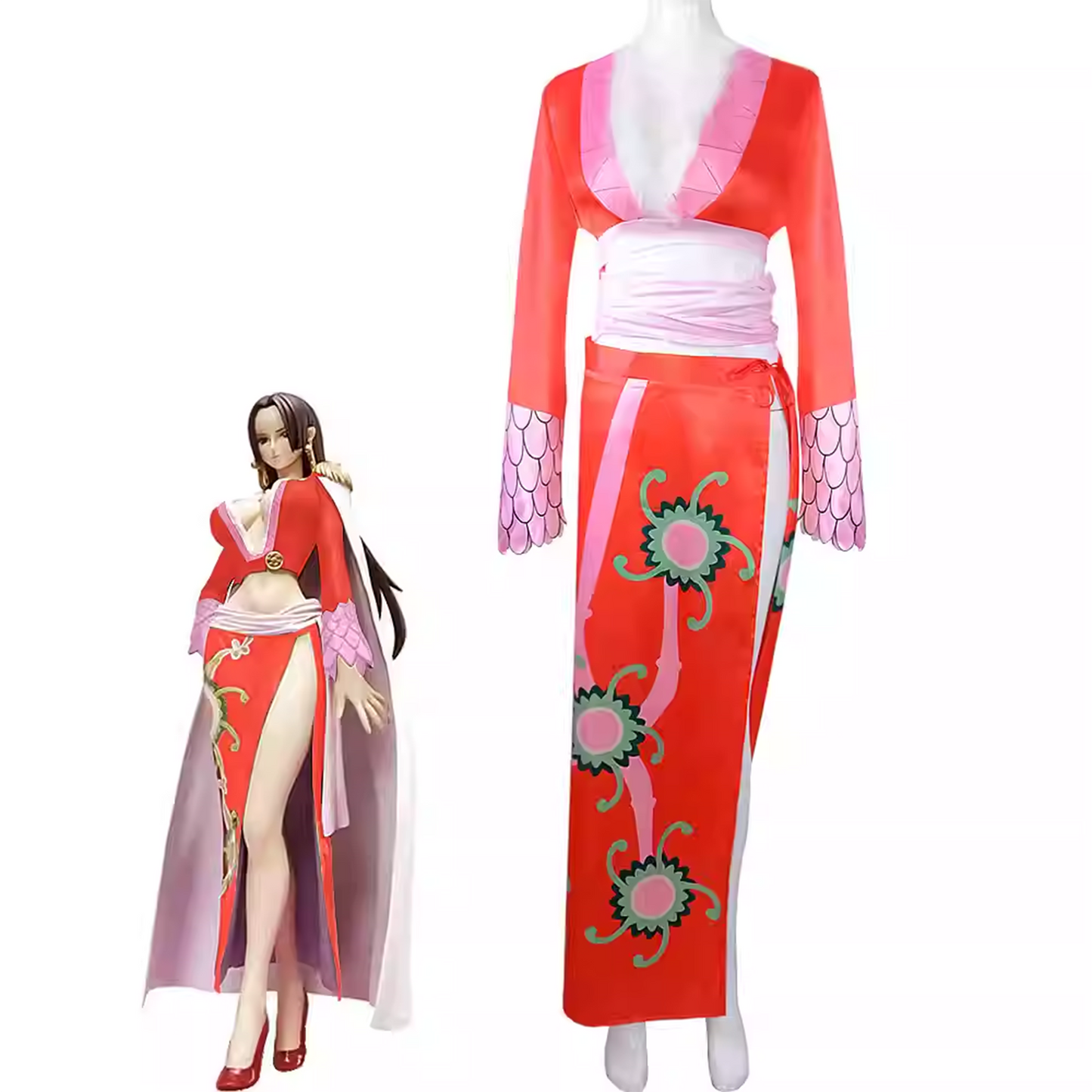 One Piece – Boa Hancock Cosplay Costume Anime Character Role-Play Outfit 0020 party X party