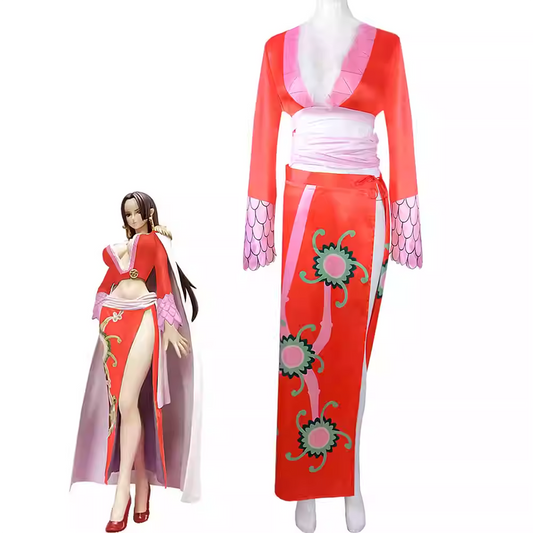 One Piece – Boa Hancock Cosplay Costume Anime Character Role-Play Outfit 0020 party X party