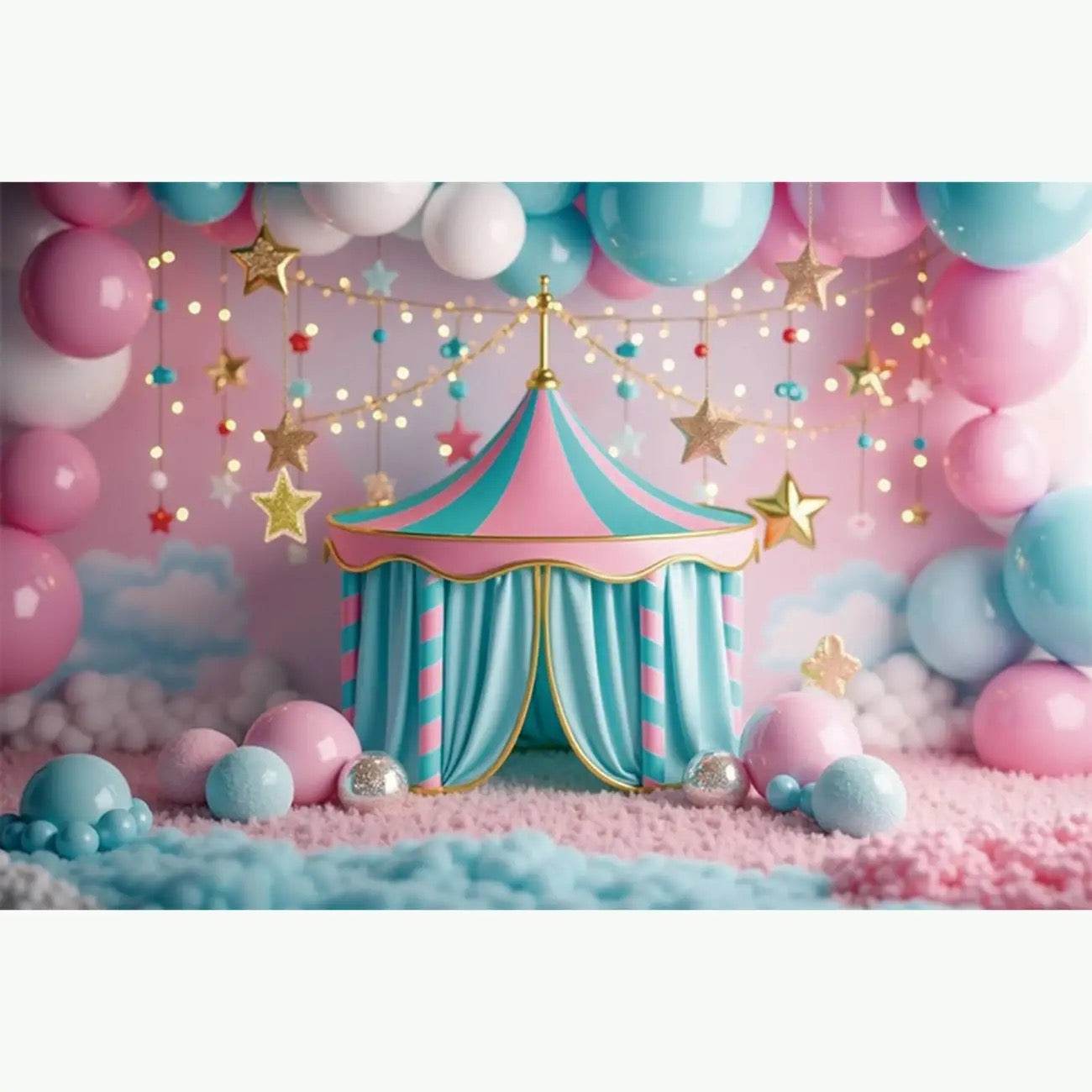 Custom Birthday Backdrop–TB-072 - party X party