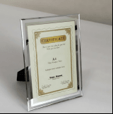Certificate rack, honor certificate rack, memorial certificate rack, souvenir display rack, engraving – TR-1680 - party X party