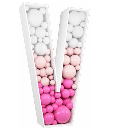 Letter Mosaic Balloon Frame--B160 - party X party