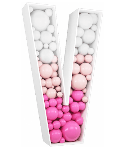 Letter Mosaic Balloon Frame--B160 - party X party