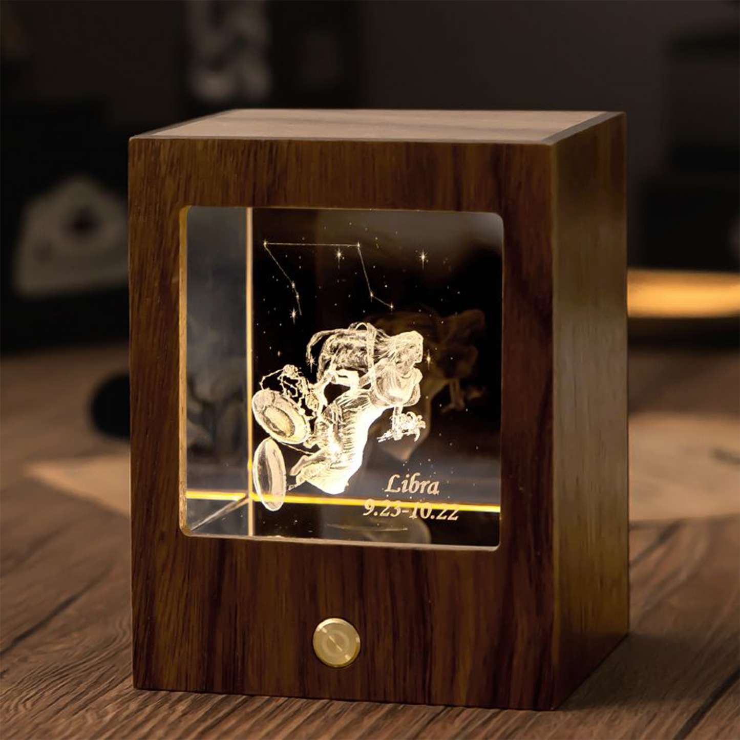 Zodiac Crystal Ambient Night Light