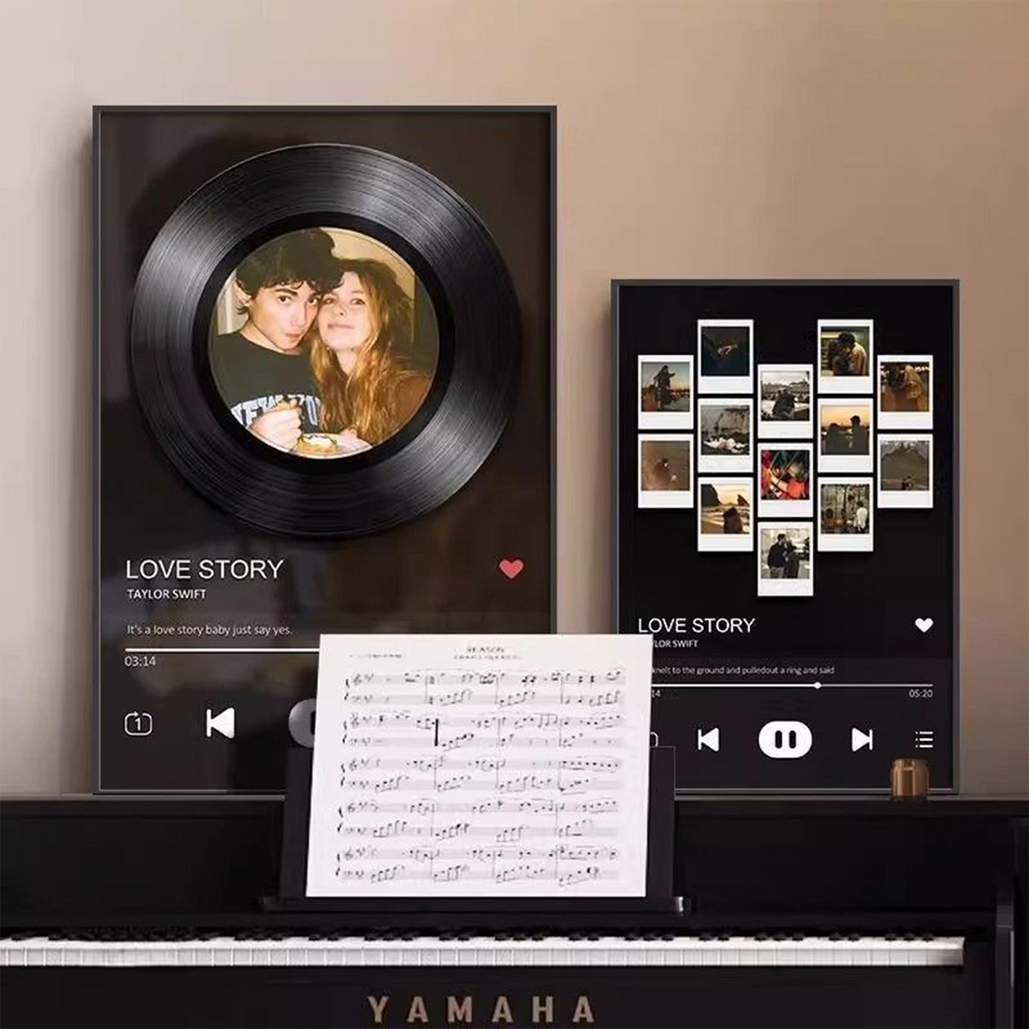 Custom Film Strip Photo Frame | Personalized Collage Print Gift for Couples & Besties | DIY Wedding & Anniversary Wall Art