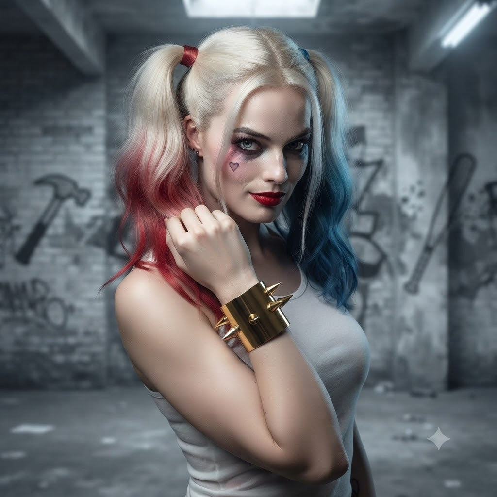 Harley Quinn Cosplay Costume Bracelet from Suicide Squad | Movie-Inspired Accessory | DC207 party X party