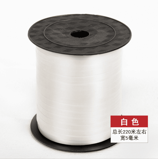 White tie bouquet ribbon--B147-WH - party X party