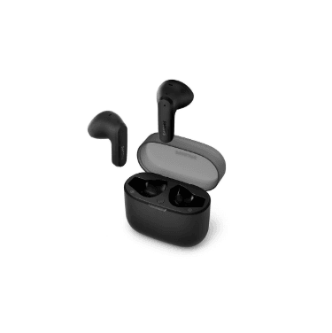 Philips TAT2139BK/97 13 mm True Wireless Earbuds – Black LP‑123 | 28 h Battery, Dynamic Bass & Multipoint Bluetooth - party X party