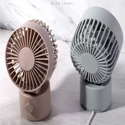 Desktop Dual-Blade Mini Fan – Quiet Portable Oscillating USB Fan for Dorms & Offices (Japanese/Korean Style) | HF003 party X party