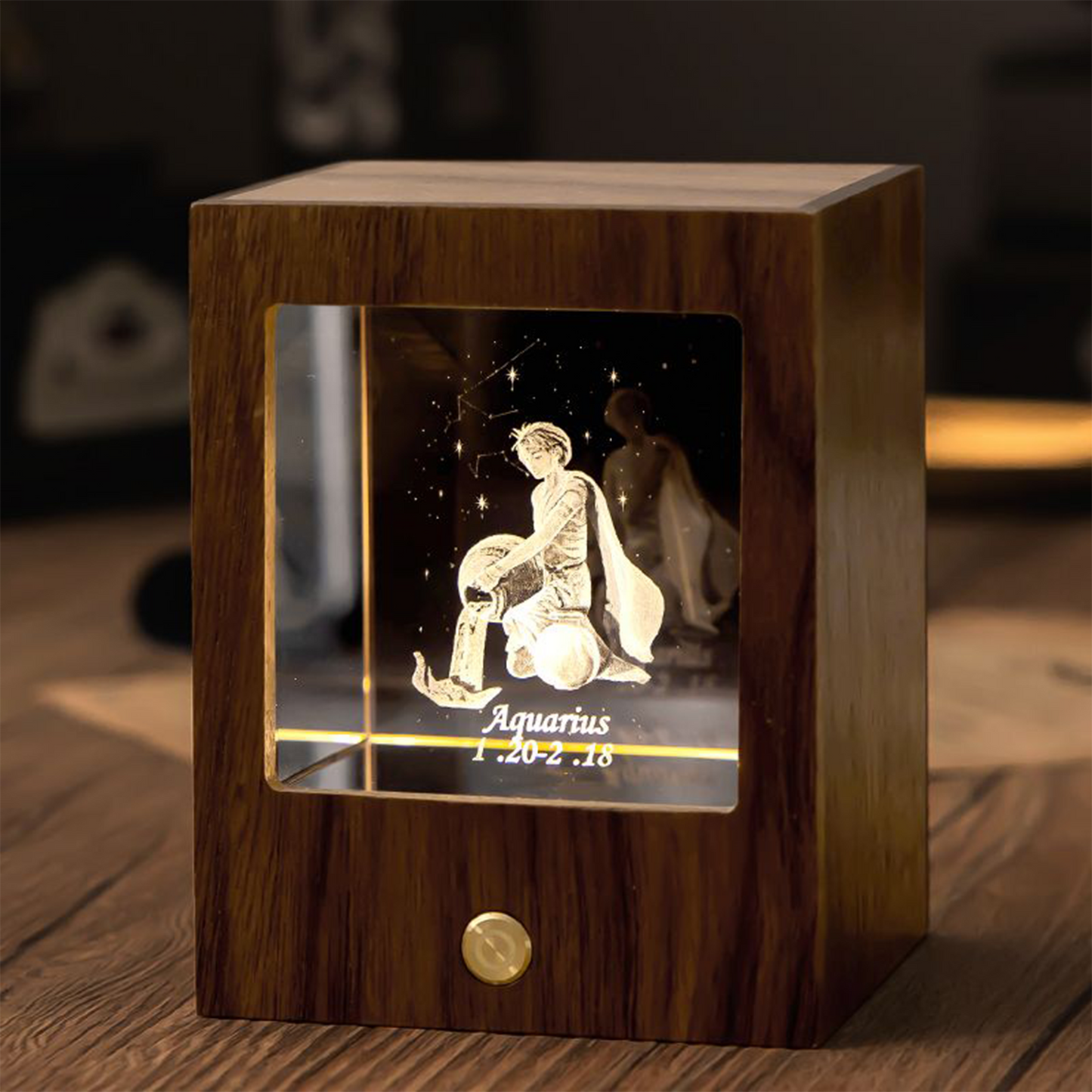 Zodiac Crystal Ambient Night Light