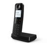 Philips D2751B/90 Cordless Phone with Answering Machine – Black LP‑131 | 14 h Talk Time, 25 min Message, Speakerphone