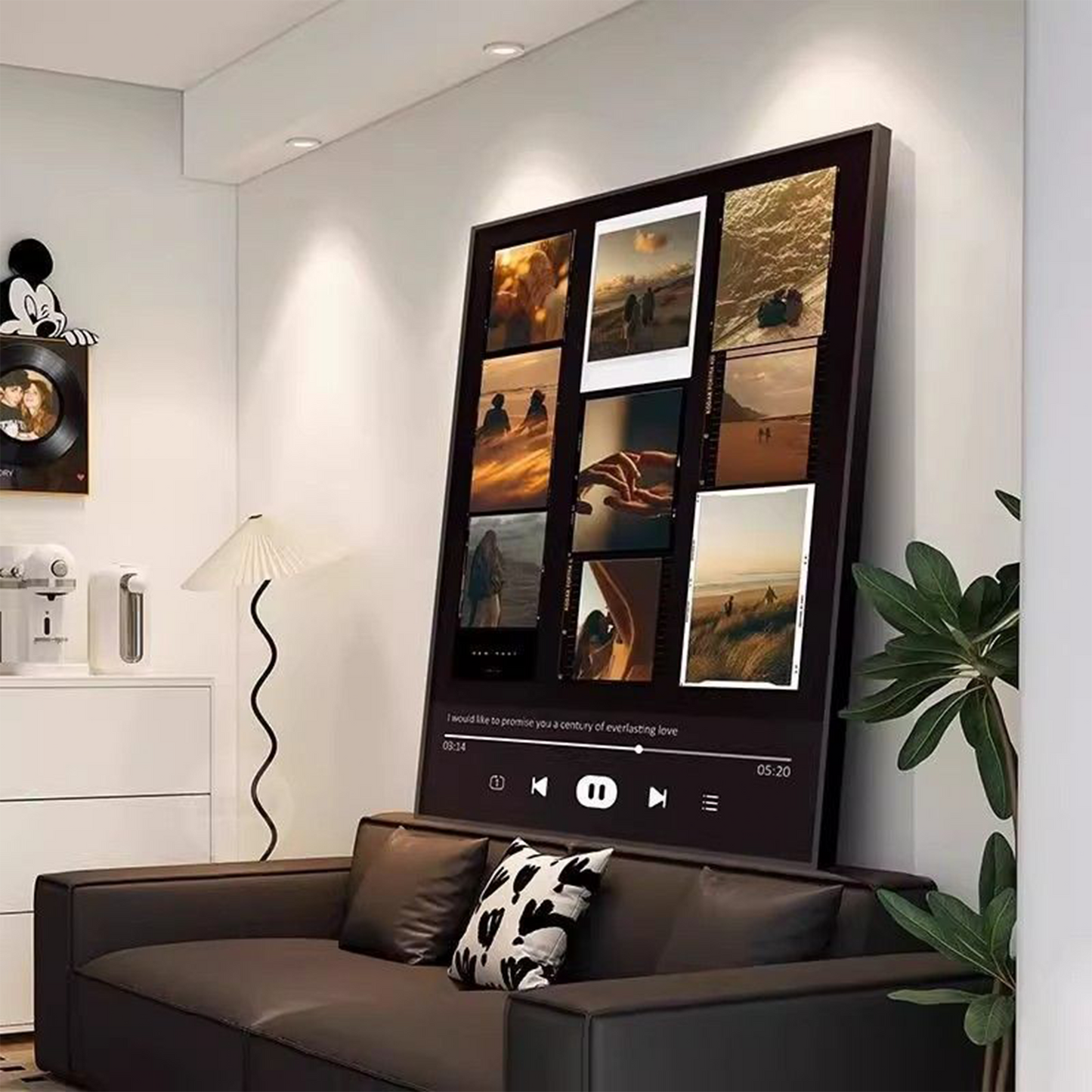 Custom Film Strip Photo Frame | Personalized Collage Print Gift for Couples & Besties | DIY Wedding & Anniversary Wall Art