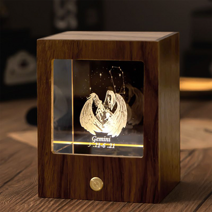 Zodiac Crystal Ambient Night Light