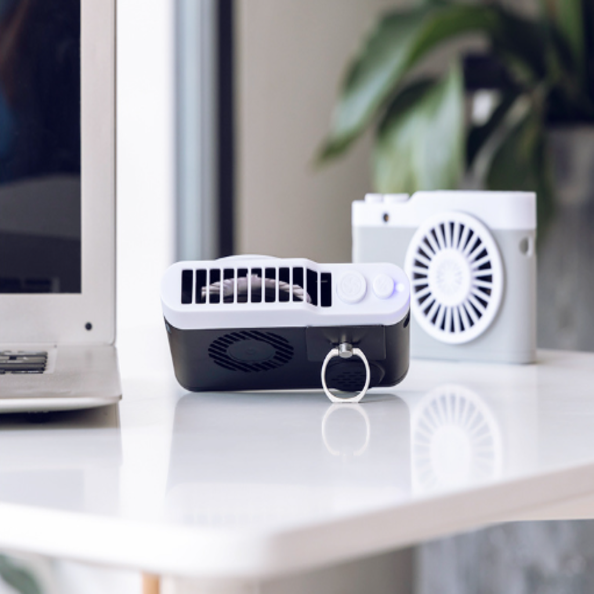 New USB Rechargeable Mini Fan – Lazy Neck Fan for Desktop & Outdoor Use | HF008 party X party