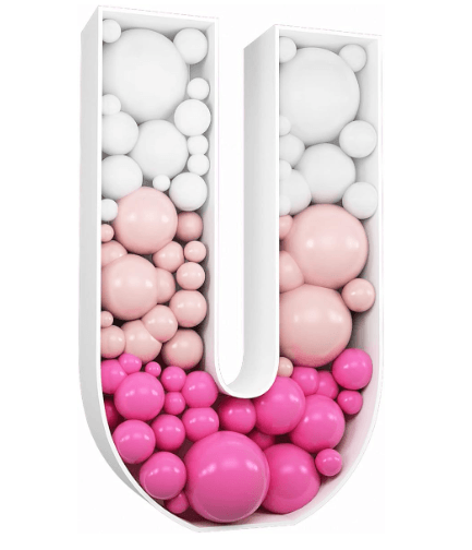 Letter Mosaic Balloon Frame--B160 - party X party