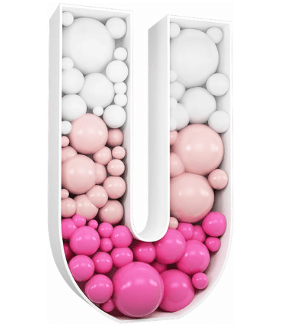 Letter Mosaic Balloon Frame--B160 - party X party