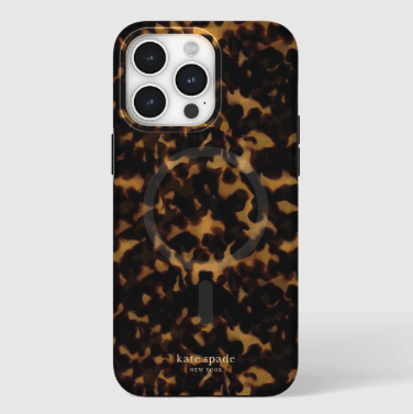 kate spade New York - Protective Hard Case for iPhone 15 Pro Max MagSafe Phone Case - Clear Tortoise KS052620 – LP-102 - party X party