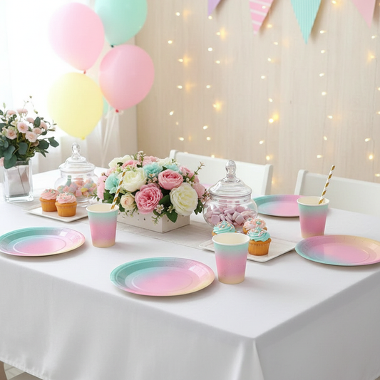 Unicorn Party Tableware Set for Fun Celebrations A016