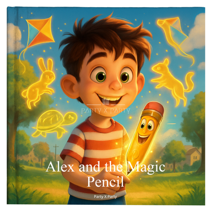 Alex and the Magic Pencil - A Personalized Storybook party X party