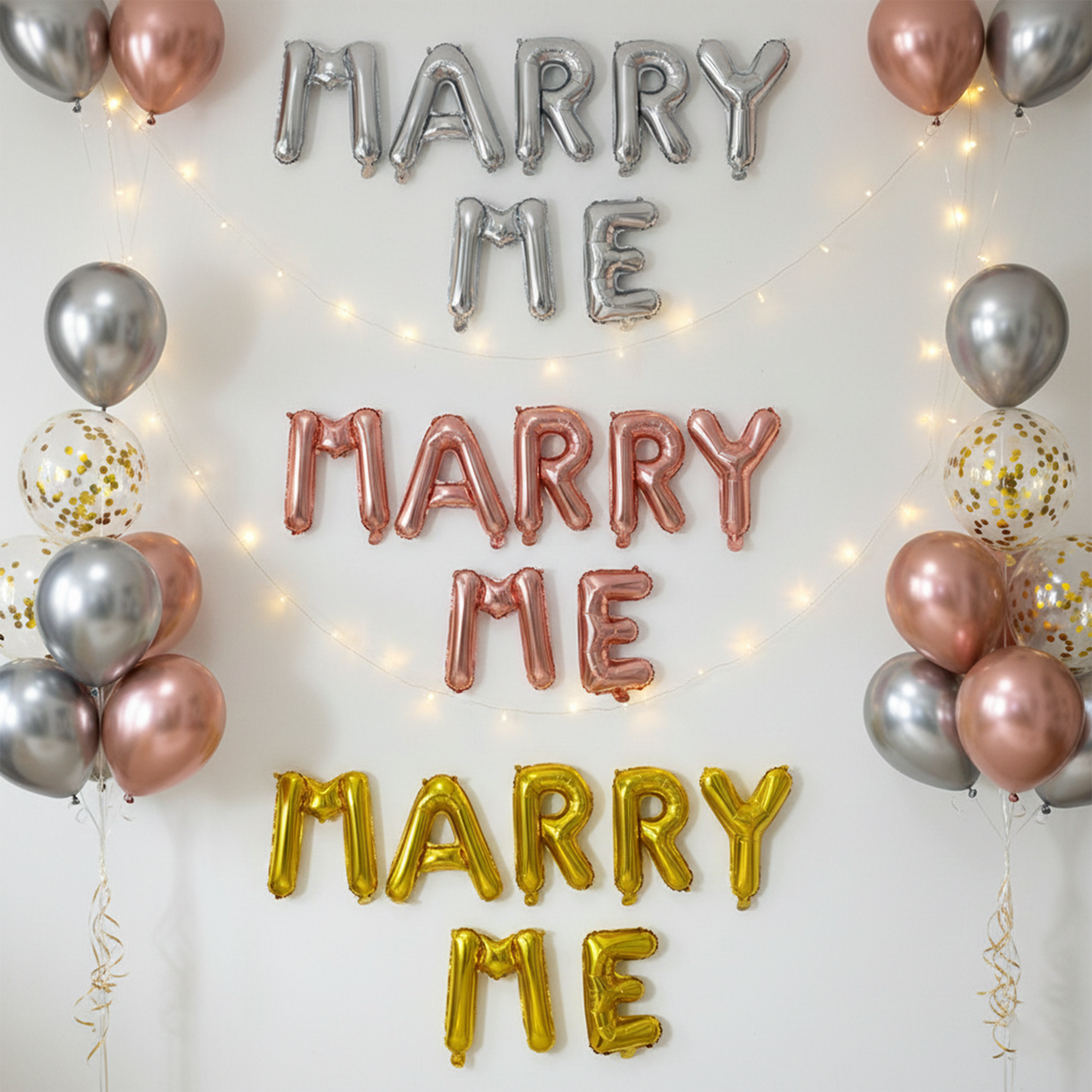 16” Marry Me Aluminum Balloon - Perfect Proposal Celebrations B046 party X party
